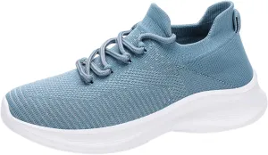 Mens Casual Lace-Up Running Sneakers Ultra Lightweight Breathable Mesh & Memory Foam Insole - Non Slip Comfort for City Walking & Travel Fahionable Daily Work Shoes for Men