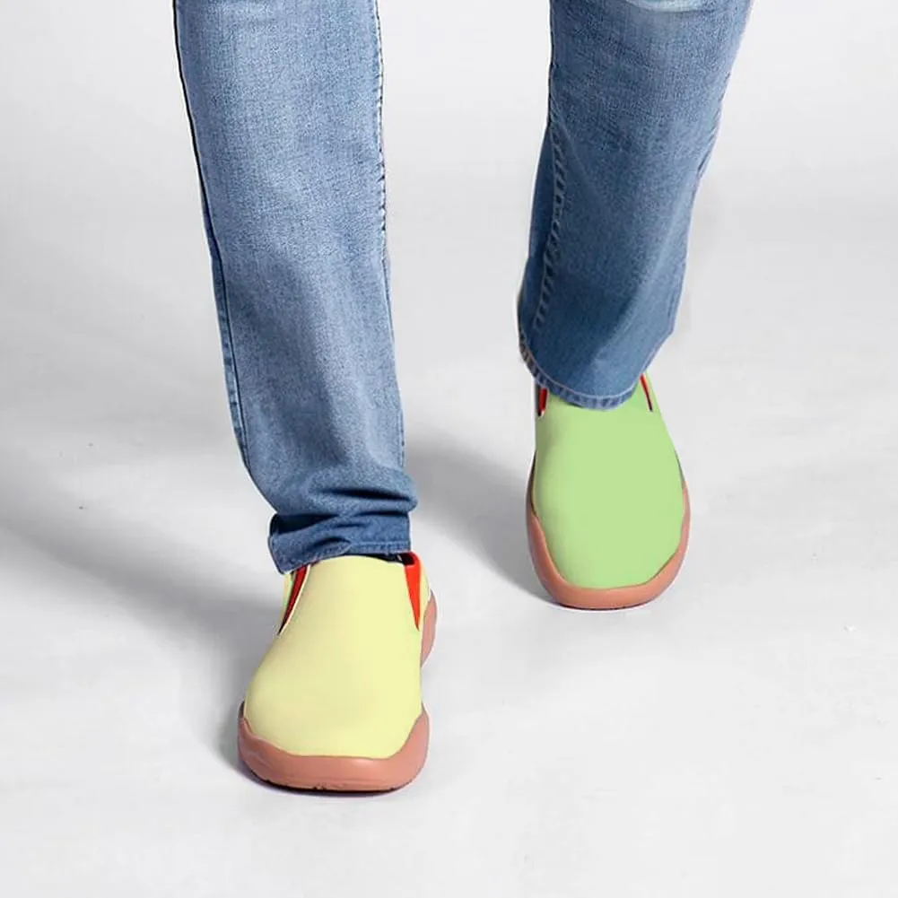 Men's Casual Shoes Slip Ons Walking Loafers Lightweight Comfortable Art Painted Travel Sneaker Macaron Style