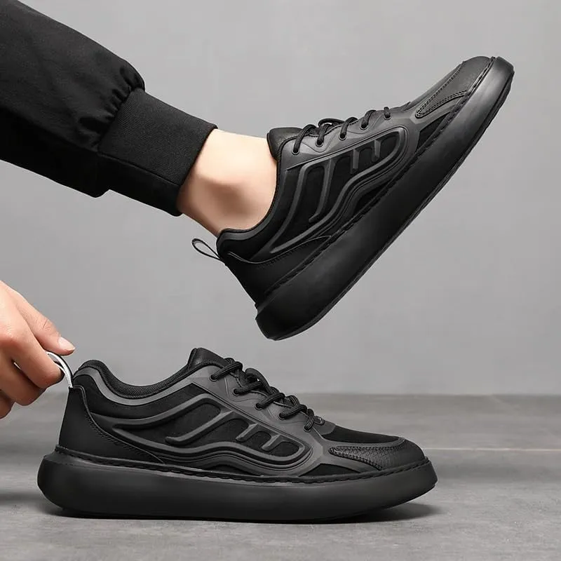 Men's Classic Casual Shoes Durable Walking Sneakers with Cushioned Insole for All-Day Support