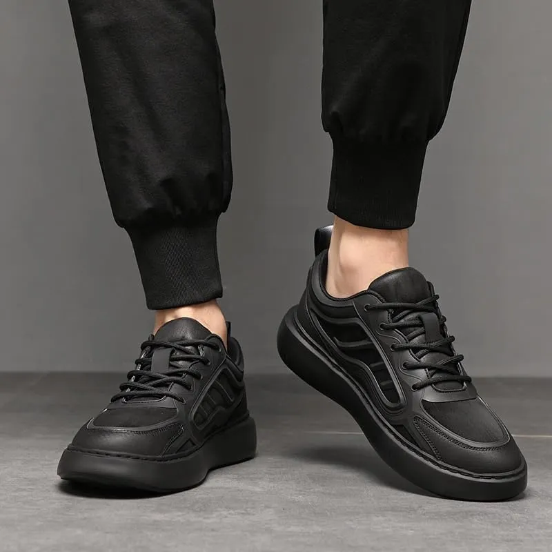 Men's Classic Casual Shoes Durable Walking Sneakers with Cushioned Insole for All-Day Support