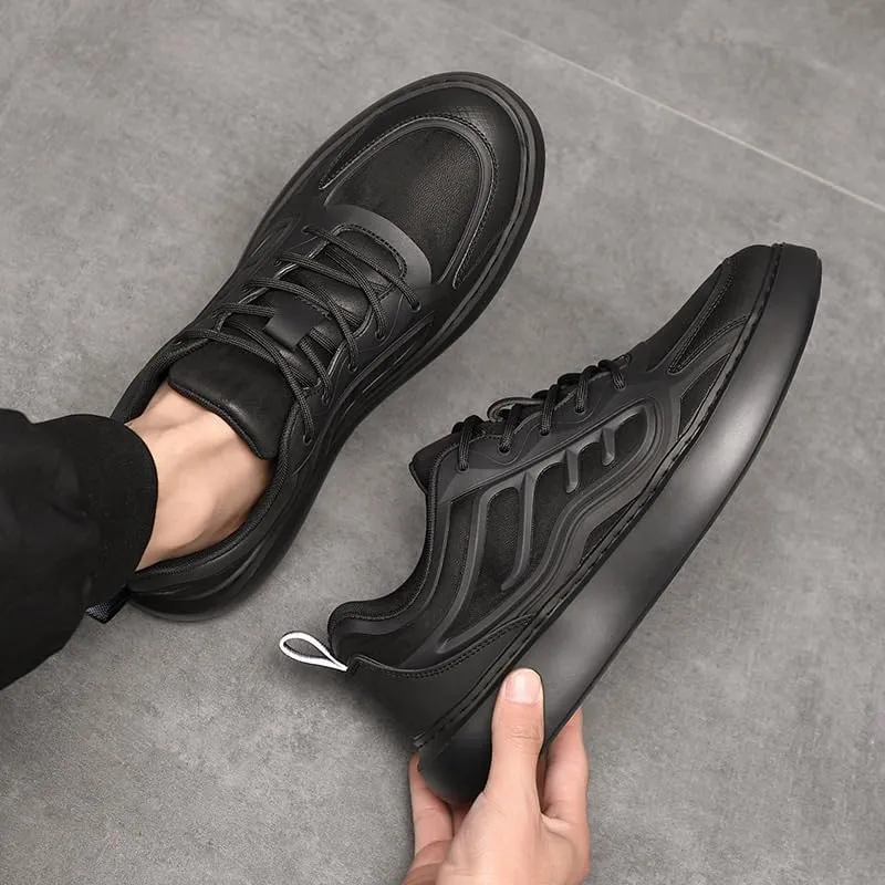 Men's Classic Casual Shoes Durable Walking Sneakers with Cushioned Insole for All-Day Support