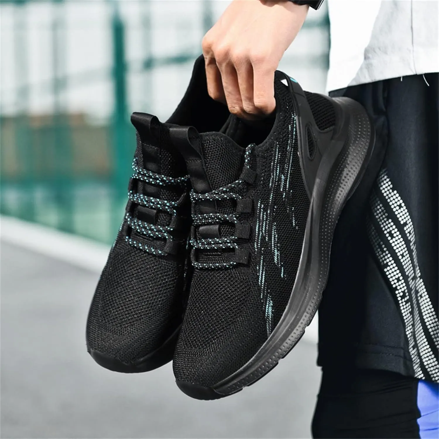 Men's Comfortable Walking Lightweight Breathable Mesh Shoes Non Slip Slip On Running Tennis Athletic Gym Workout Training Sneakers for Men Daily Workout Summer