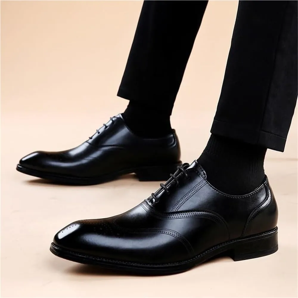 Mens Derby Shoes Office All-Day Comfort Formal Business Sneaker Dress Shoes Lace-up