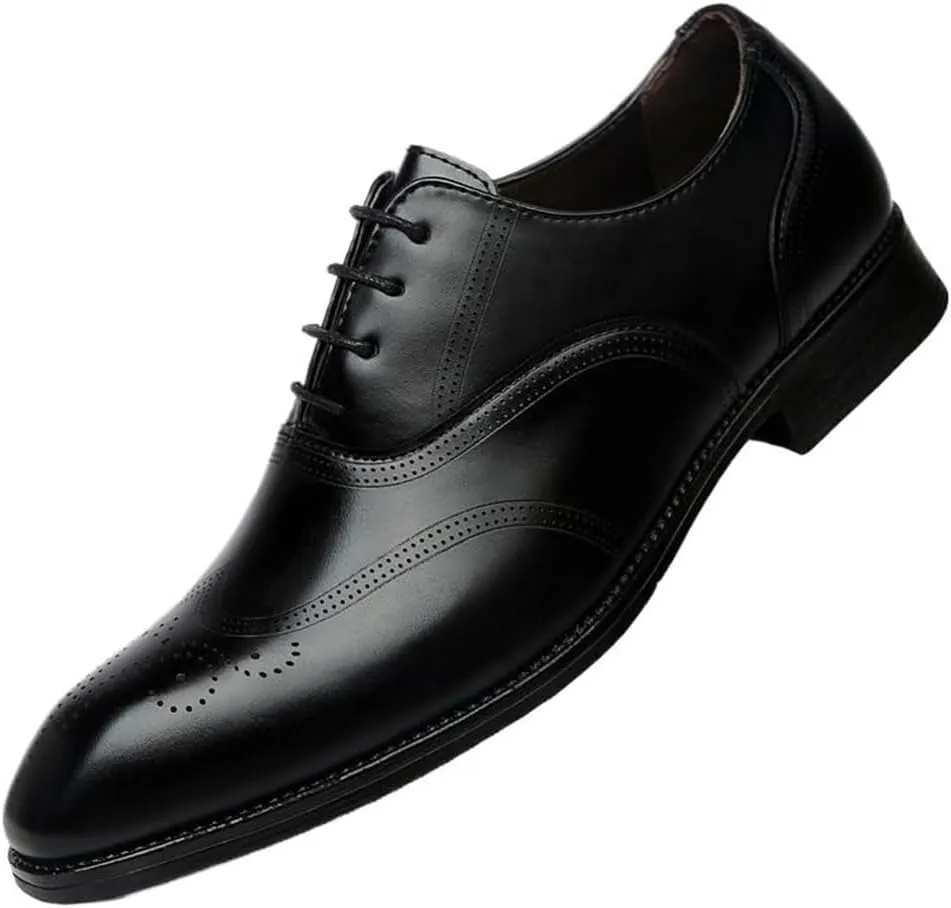 Mens Derby Shoes Office All-Day Comfort Formal Business Sneaker Dress Shoes Lace-up