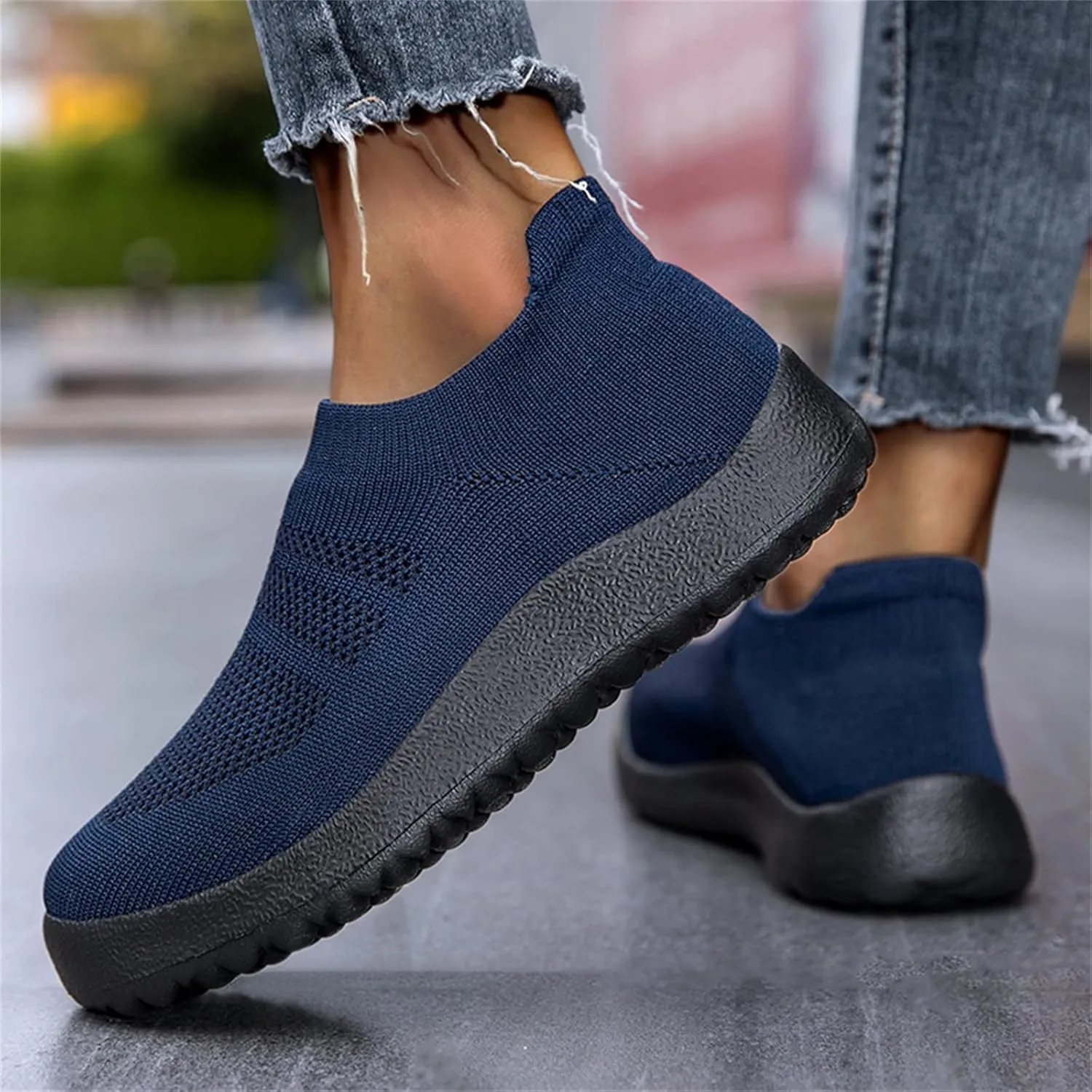 Men's Fashion Breathable Mesh Cushion Shoes, Lightweight Slip on Sneakers for Spring/Summer Casual Sneakers, for Social Events and Daily Wear Indoor Outdoor Non Slip Sneaker for Men