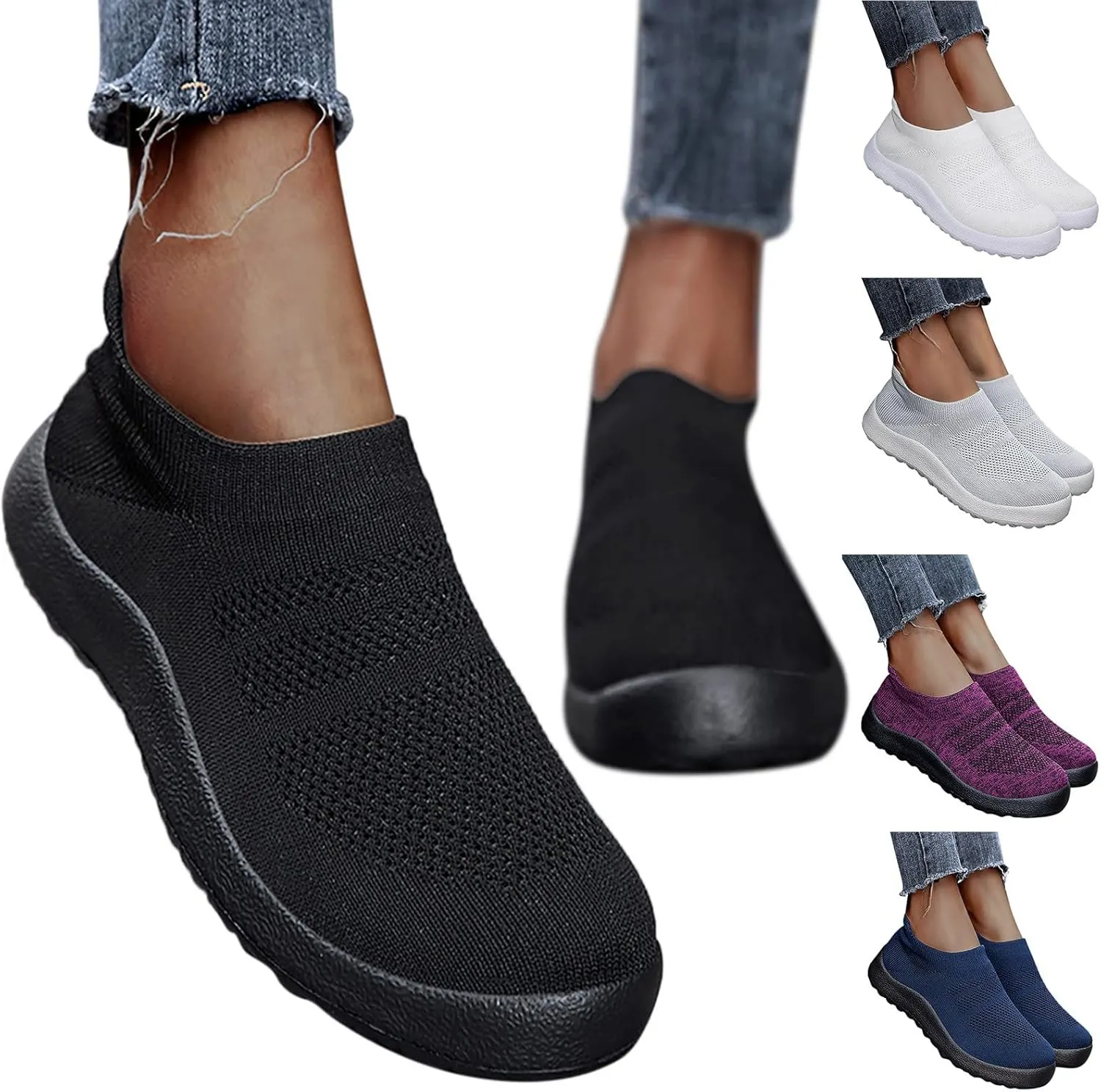 Men's Fashion Breathable Mesh Cushion Shoes, Lightweight Slip on Sneakers for Spring/Summer Casual Sneakers, for Social Events and Daily Wear Indoor Outdoor Non Slip Sneaker for Men
