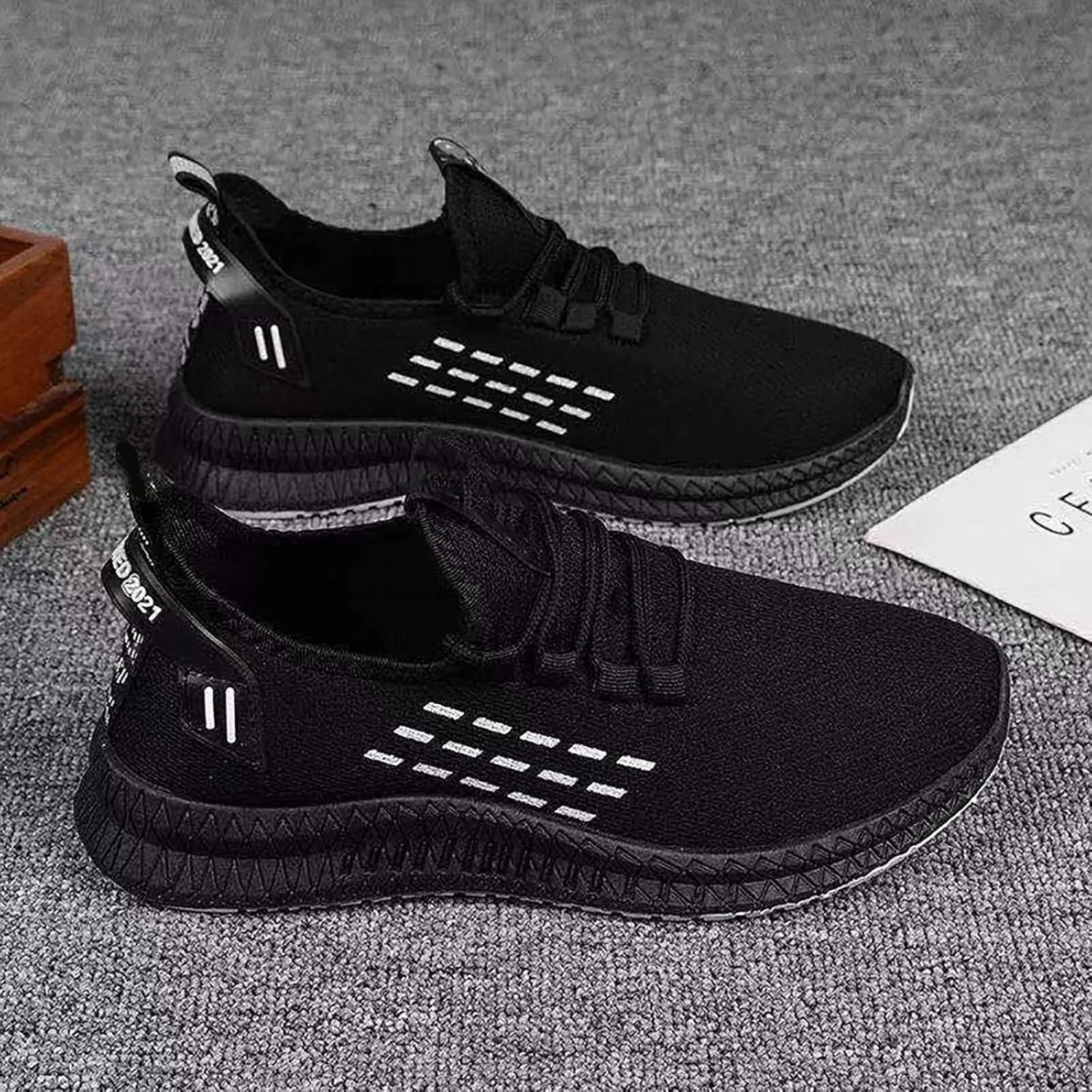 Mens Fashion Running Sneakers 2025 Orthopedic Walking Shoes Casual Mesh Lace-up Breathable Closed Toe Athletic Outdoor Comfortable Non Slip Sport Shoe