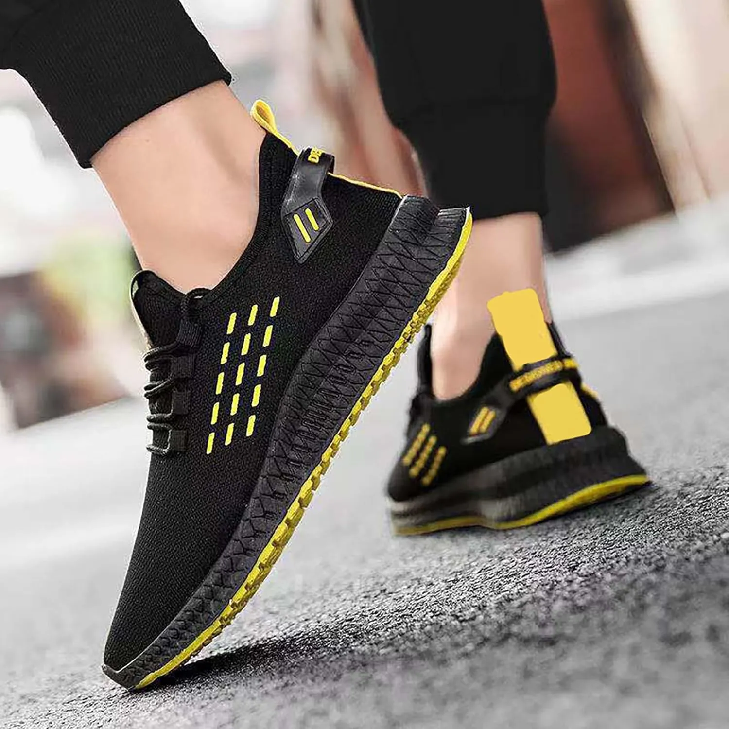 Mens Fashion Running Sneakers 2025 Orthopedic Walking Shoes Casual Mesh Lace-up Breathable Closed Toe Athletic Outdoor Comfortable Non Slip Sport Shoe