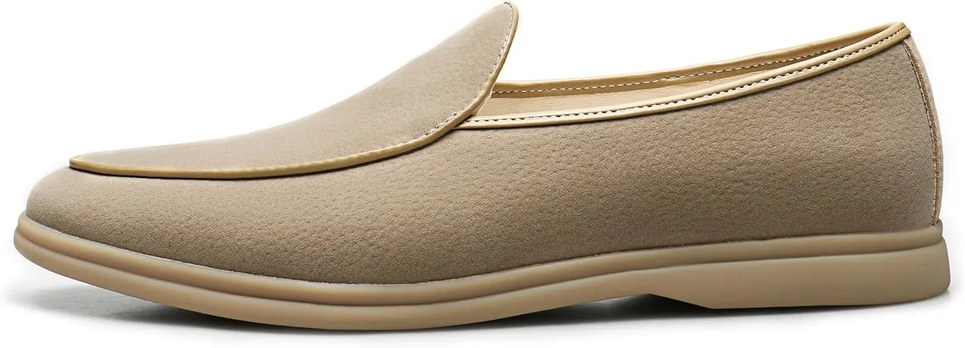 Men's Loafers Slip-Ons Casual Dress Suede Penny Loafers Fashion Wedding Formal Prom Walking Shoes for Men