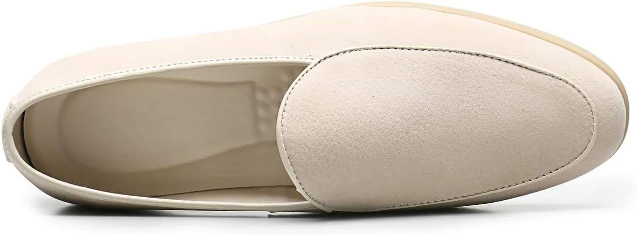 Men's Loafers Slip-Ons Casual Dress Suede Penny Loafers Fashion Wedding Formal Prom Walking Shoes for Men