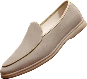Men's Loafers Slip-Ons Casual Dress Suede Penny Loafers Fashion Wedding Formal Prom Walking Shoes for Men