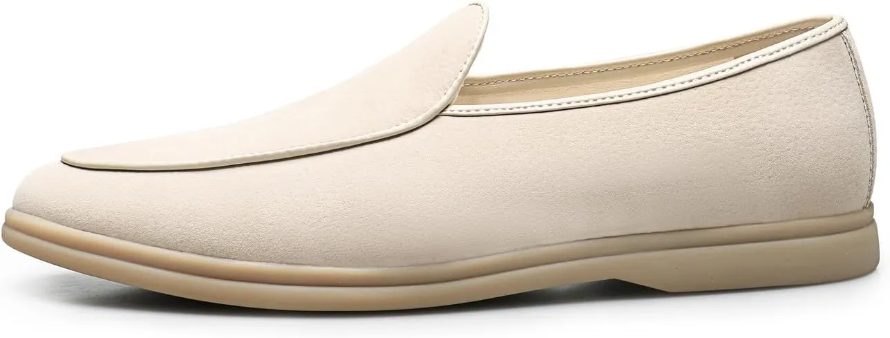 Men's Loafers Slip-Ons Casual Dress Suede Penny Loafers Fashion Wedding Formal Prom Walking Shoes for Men