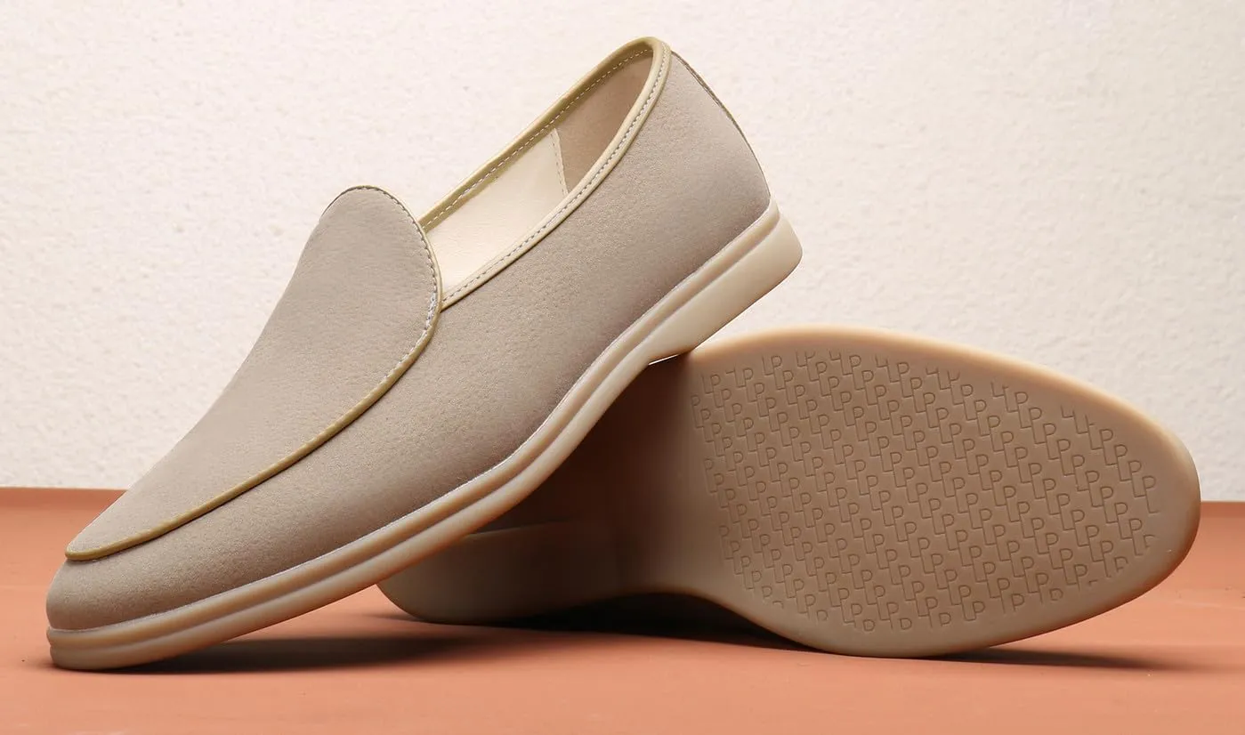 Men's Loafers Slip-Ons Casual Dress Suede Penny Loafers Fashion Wedding Formal Prom Walking Shoes for Men