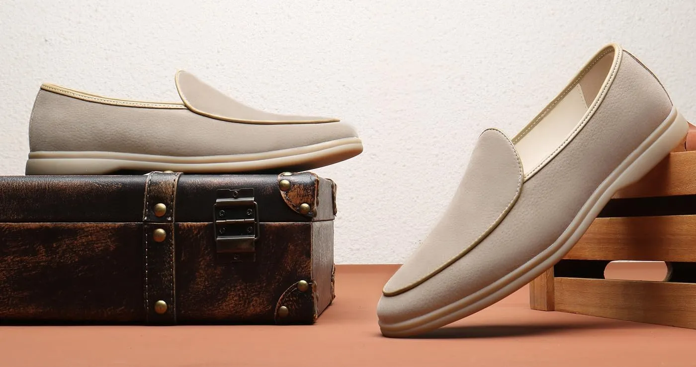 Men's Loafers Slip-Ons Casual Dress Suede Penny Loafers Fashion Wedding Formal Prom Walking Shoes for Men
