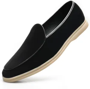 Men's Loafers Slip-Ons Casual Dress Suede Penny Loafers Fashion Wedding Formal Prom Walking Shoes for Men