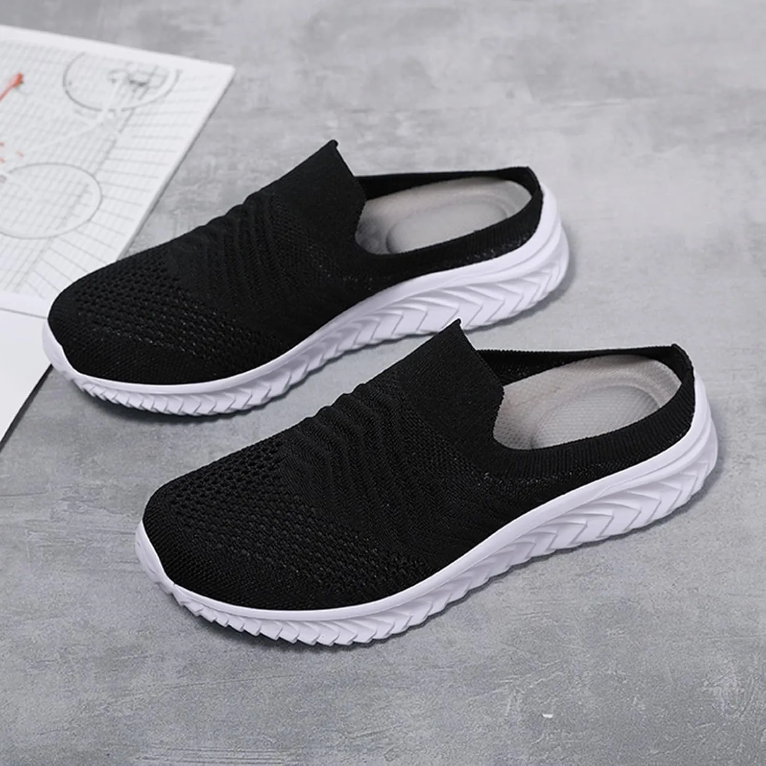 Men's Mesh Sneakers Black Sneakers for Women Womens Shoes Dressy Casual Women's Wide Loafers Women's Loafers & Slip-Ons White Platform Sneakers
