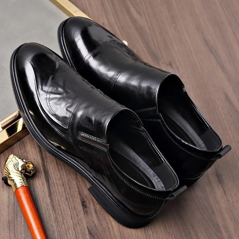 Mens Orthopedic Dress Shoes Oxfords PU Fashion Dress Sneakers Business Casual Derby Shoe