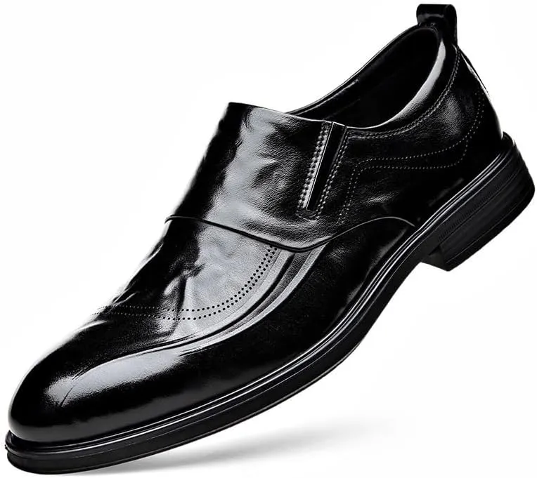 Mens Orthopedic Dress Shoes Oxfords PU Fashion Dress Sneakers Business Casual Derby Shoe