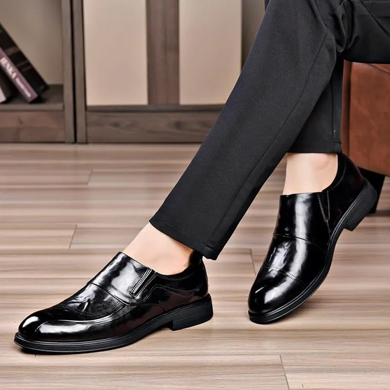 Mens Orthopedic Dress Shoes Oxfords PU Fashion Dress Sneakers Business Casual Derby Shoe