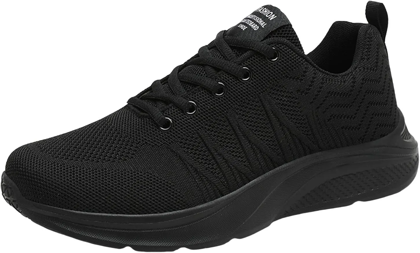 Mens Shoes Arch Support Walking Shoes Slip On Soft Sole Sneakers for Male, Casual Cushion Athletic Running, Lightweight Breathable Mesh Knit Sneakers for Men Daily Workout