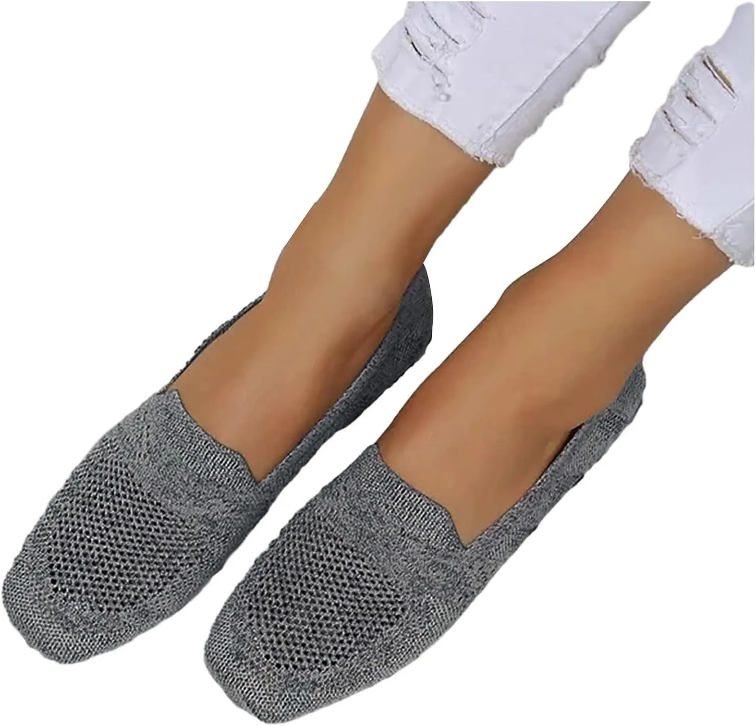 Mens Shoes Slip On Platform Sneakers for Women Women Loafers Shoes Casual Fashion Closed Head Christmas Dress Shoes for Women Slip on Non Slip Low Top Casual