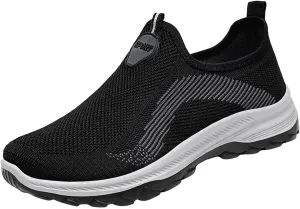 Men's Slip on Running Shoes Breathable Mesh Lightweight Comfortable Athletic Sneakers for Gym Training & Casual Walking Fashion Men Mountaineering Casual Sport Daily Work Shoes