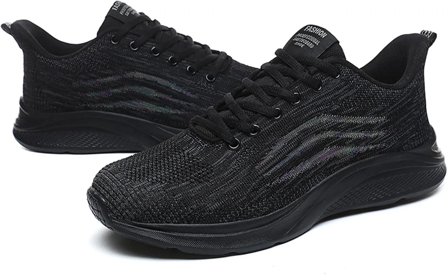 Mens Slip On Walking Shoes Casual Tennis Shoes Non Slip Thick Sole Cushion Running Sneakers Lightweight Workout Shoe Breathable Mesh Fashion Sneaker for Men Gym Outdoor Workout