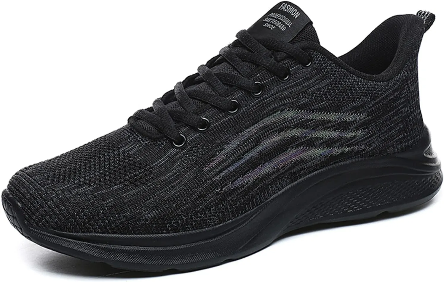 Mens Slip On Walking Shoes Casual Tennis Shoes Non Slip Thick Sole Cushion Running Sneakers Lightweight Workout Shoe Breathable Mesh Fashion Sneaker for Men Gym Outdoor Workout