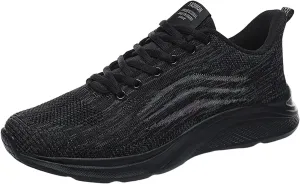 Mens Slip On Walking Shoes Casual Tennis Shoes Non Slip Thick Sole Cushion Running Sneakers Lightweight Workout Shoe Breathable Mesh Fashion Sneaker for Men Gym Outdoor Workout