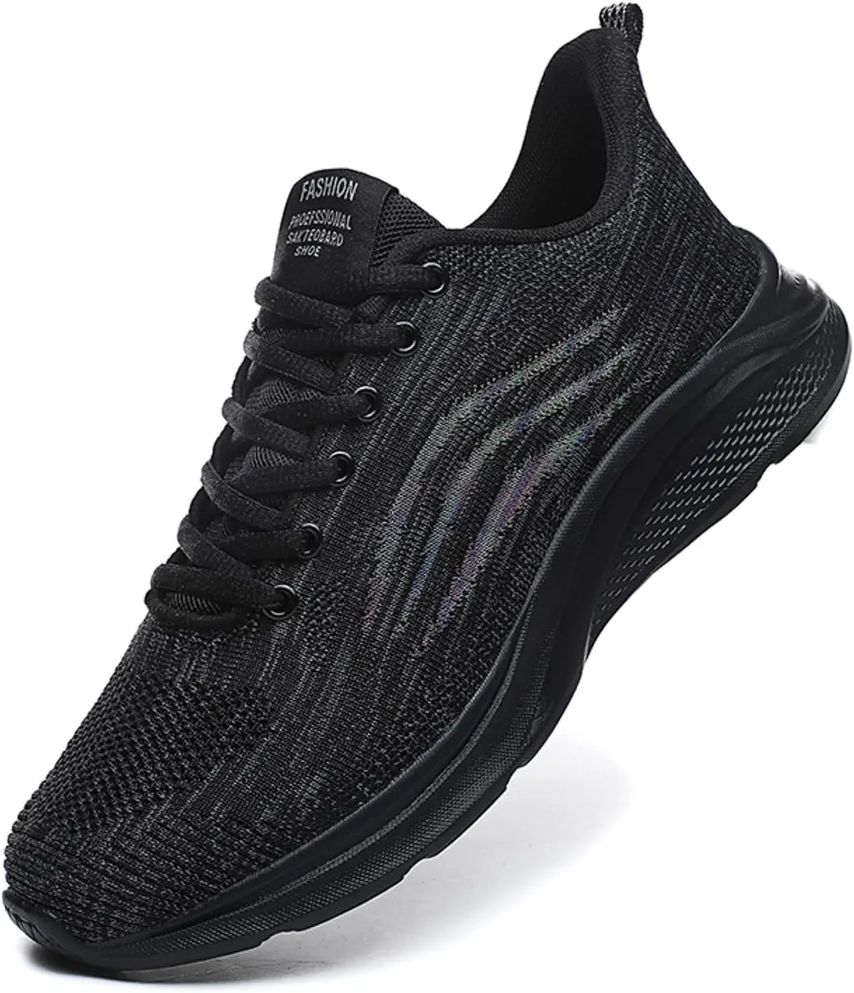 Mens Slip On Walking Shoes Casual Tennis Shoes Non Slip Thick Sole Cushion Running Sneakers Lightweight Workout Shoe Breathable Mesh Fashion Sneaker for Men Gym Outdoor Workout
