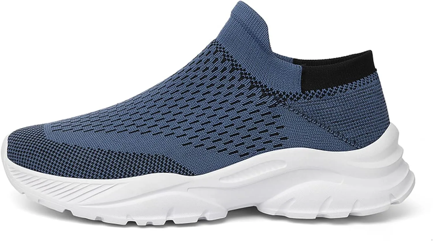 Mens Slip On Walking Shoes Cushion Running Shoes Trainers Athletic Gym Fitness Sport Sneakers Non Slip Arch Support Breathable Mesh Workout Fashion Breathable Comfortable Sneakers