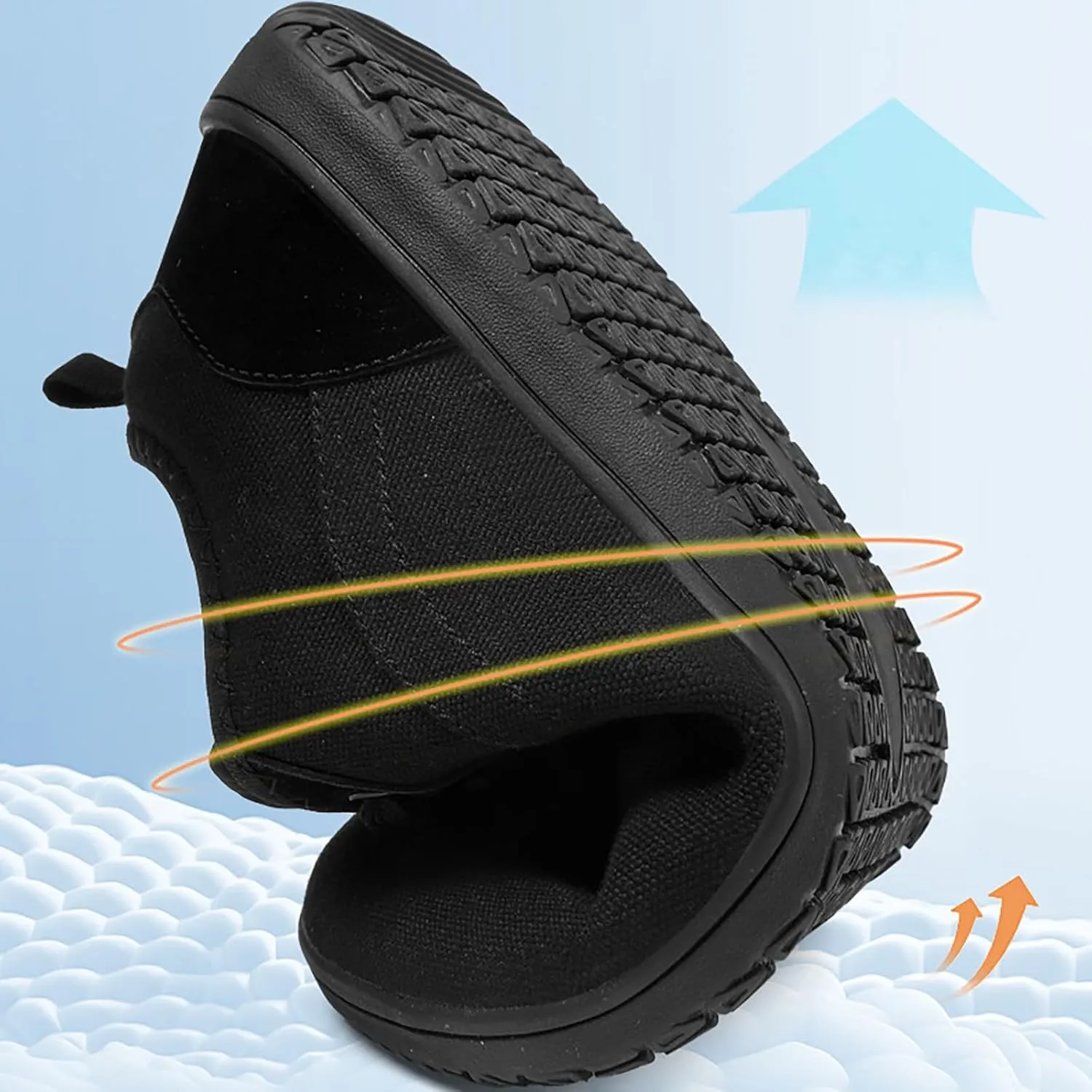 Mens Sneakers Men's Dress Shoes Running Shoes Womens Lightweight Slip on Non Slip Low Top Casual Mens Loafers Casual Slip On Sneakers for Men Wide Width