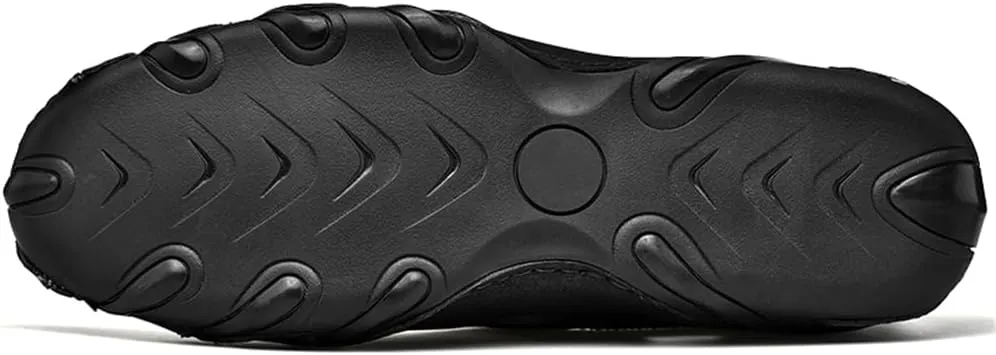 Mens Soft Leather Driving Shoes Slip On Casual Shoes Comfort Breathable Walking Shoes for Men