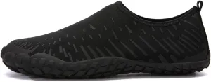 Mens Water Proof Shoes Size 12 Closed Toe Non Slip Hiking Water Shoes Men Womens Wide Width Water Shoes Slip on Soft Beach Shoes for Pool Beach Surf Walking Water Park