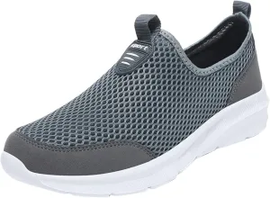 Men's Wide Minimalist Barefoot Sneakers Men's Sneakers Non Slip Shoes Wide Toe Box Trendy Casual Mens Loafers Womens Walking Sneakers with Arch Support
