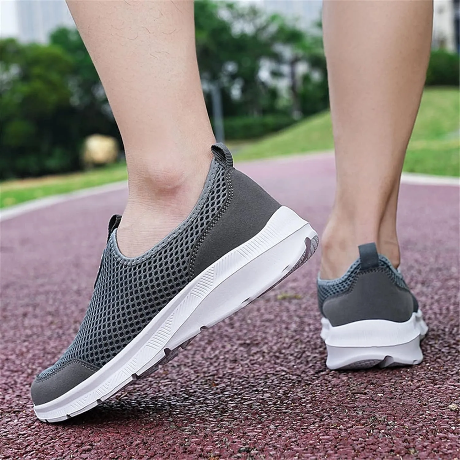 Men's Wide Minimalist Barefoot Sneakers Men's Sneakers Non Slip Shoes Wide Toe Box Trendy Casual Mens Loafers Womens Walking Sneakers with Arch Support