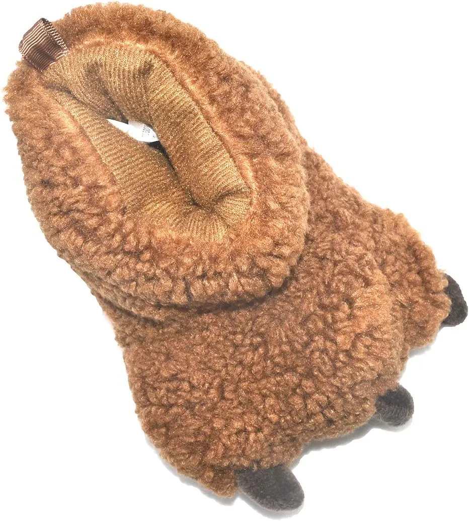 Millffy Funny Baby Boys Girls Soft Plush Slippers Bear PAW Animal Boots Infant Shoes Toddlers, Kids Costume Footwear