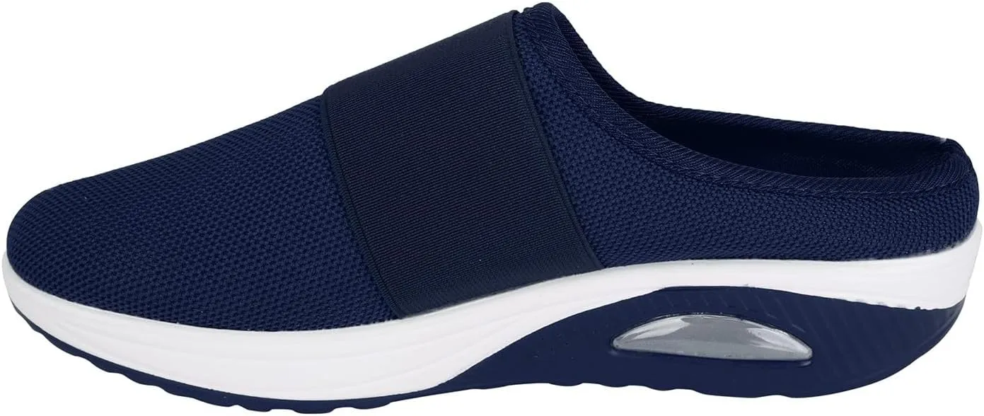 Mules for Women 2025 Backless Walking Sneakers Mens Running Shoes Walking Women Casual Shoes Dress Sneakers Platform Tennis Shoe White Loafers