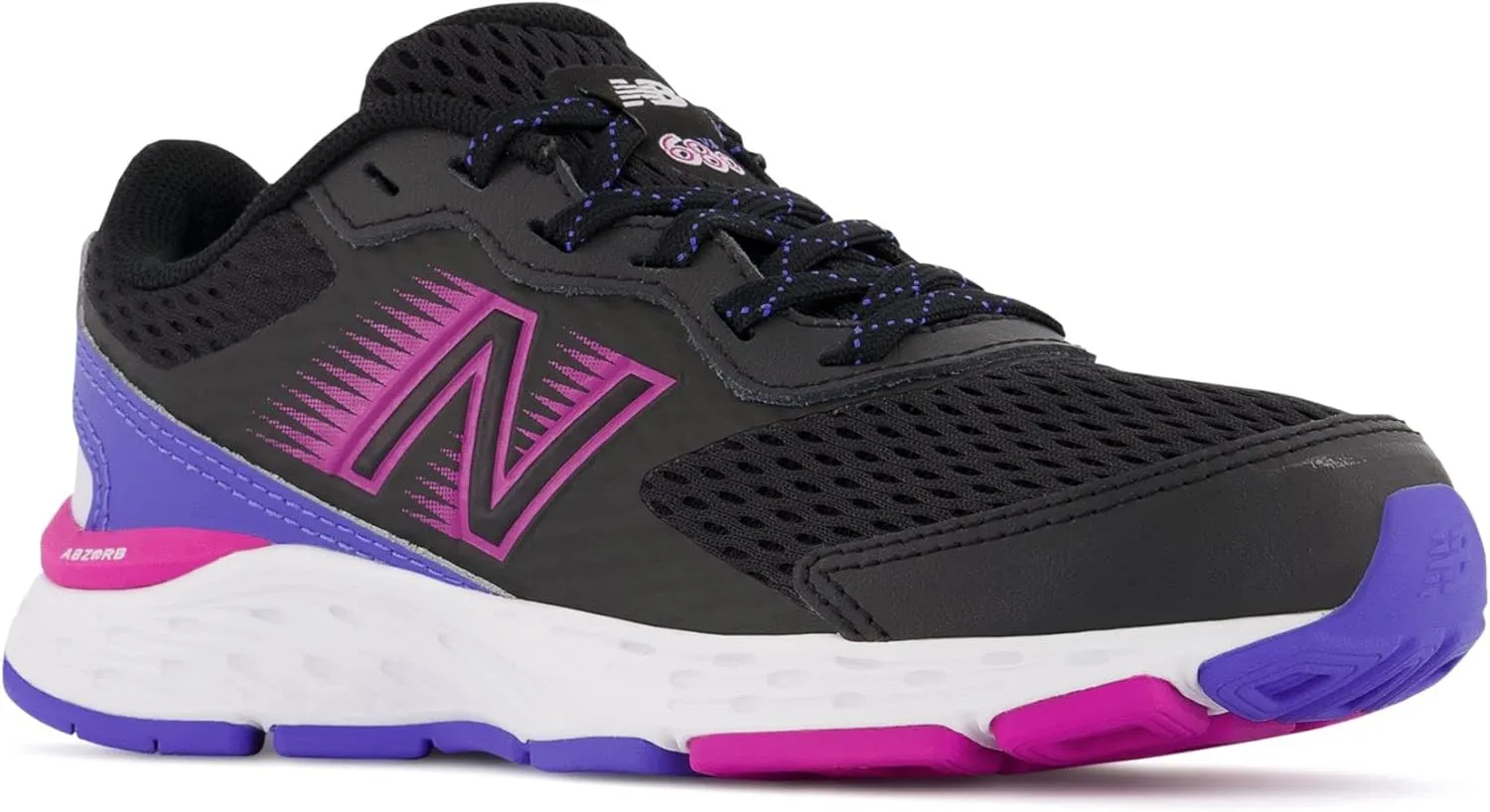 New Balance Kids' 680 V6 Lace-up Running Shoe