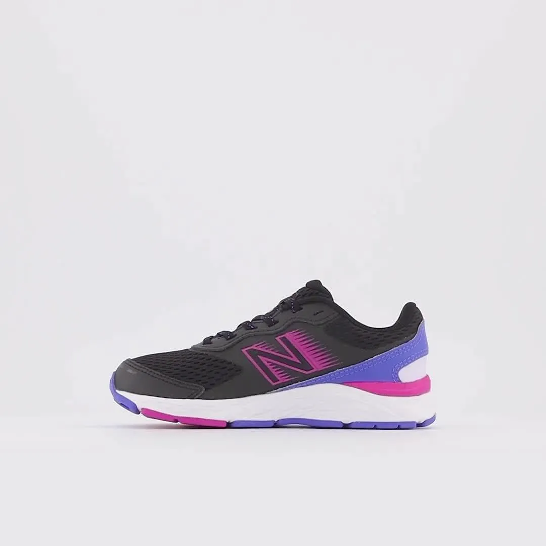 New Balance Kids' 680 V6 Lace-up Running Shoe
