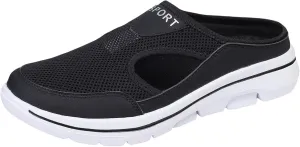 Non-Slip Walking Shoes for Mens&Womens Comfort Breathable Support Sports Sandals Slip On Orthopedic Diabetic Mules Breathable Slippers Closed Toe Slides
