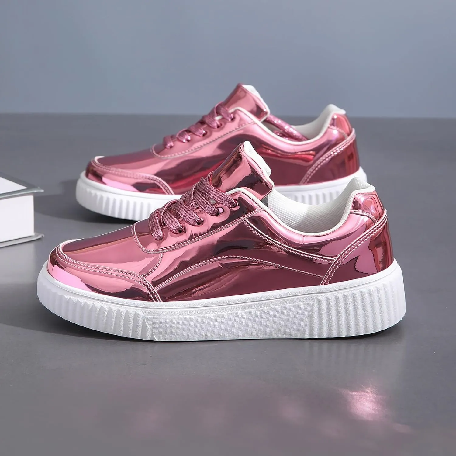 Non Slip Work Shoes Women Womens Slip On Sneakers Women's Loafers & Slip-Ons Comfy Soft Cover Heel Christmas Sneakers Women Round Toe Slip On Casual
