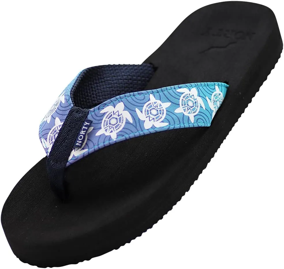 NORTY - Women's Casual Resort Wear Flip Flop Sandal for Everyday Comfort