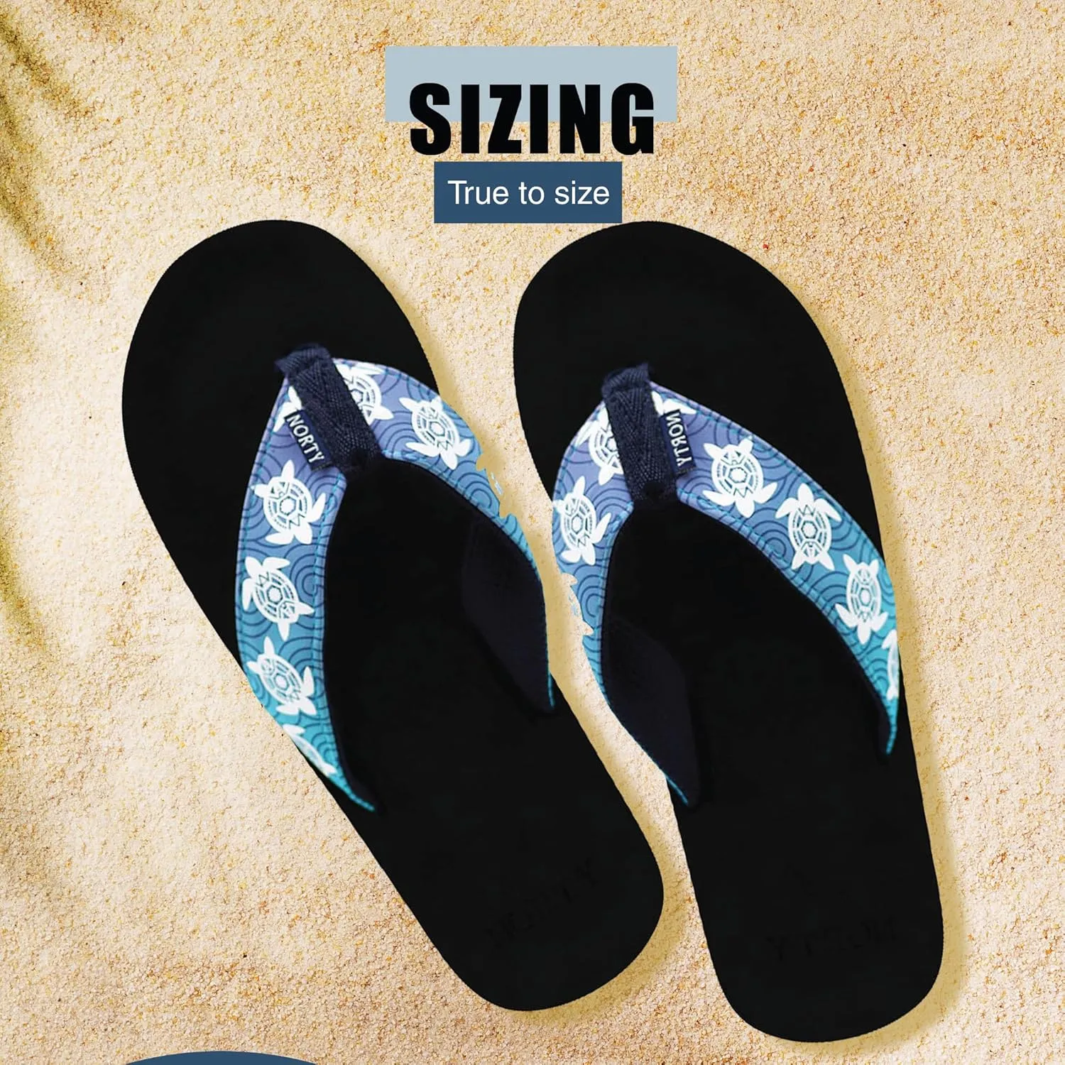 NORTY - Women's Casual Resort Wear Flip Flop Sandal for Everyday Comfort