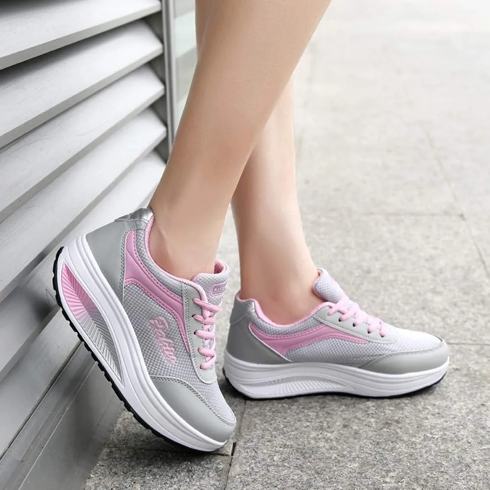 Orthopedic Sneakers for Women Arch Support Mesh Lace Up Cushion Sneakers Comfortable Breathable Lightweight Running Shoes