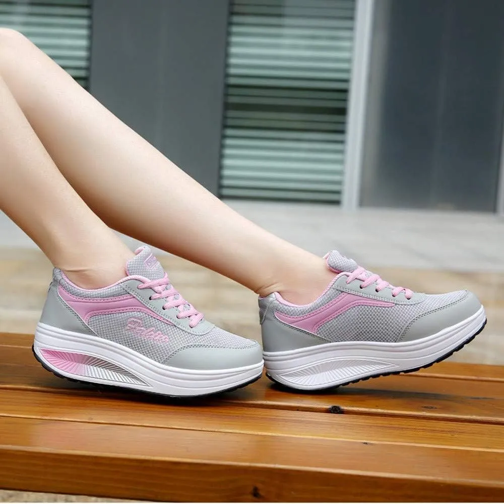 Orthopedic Sneakers for Women Arch Support Mesh Lace Up Cushion Sneakers Comfortable Breathable Lightweight Running Shoes