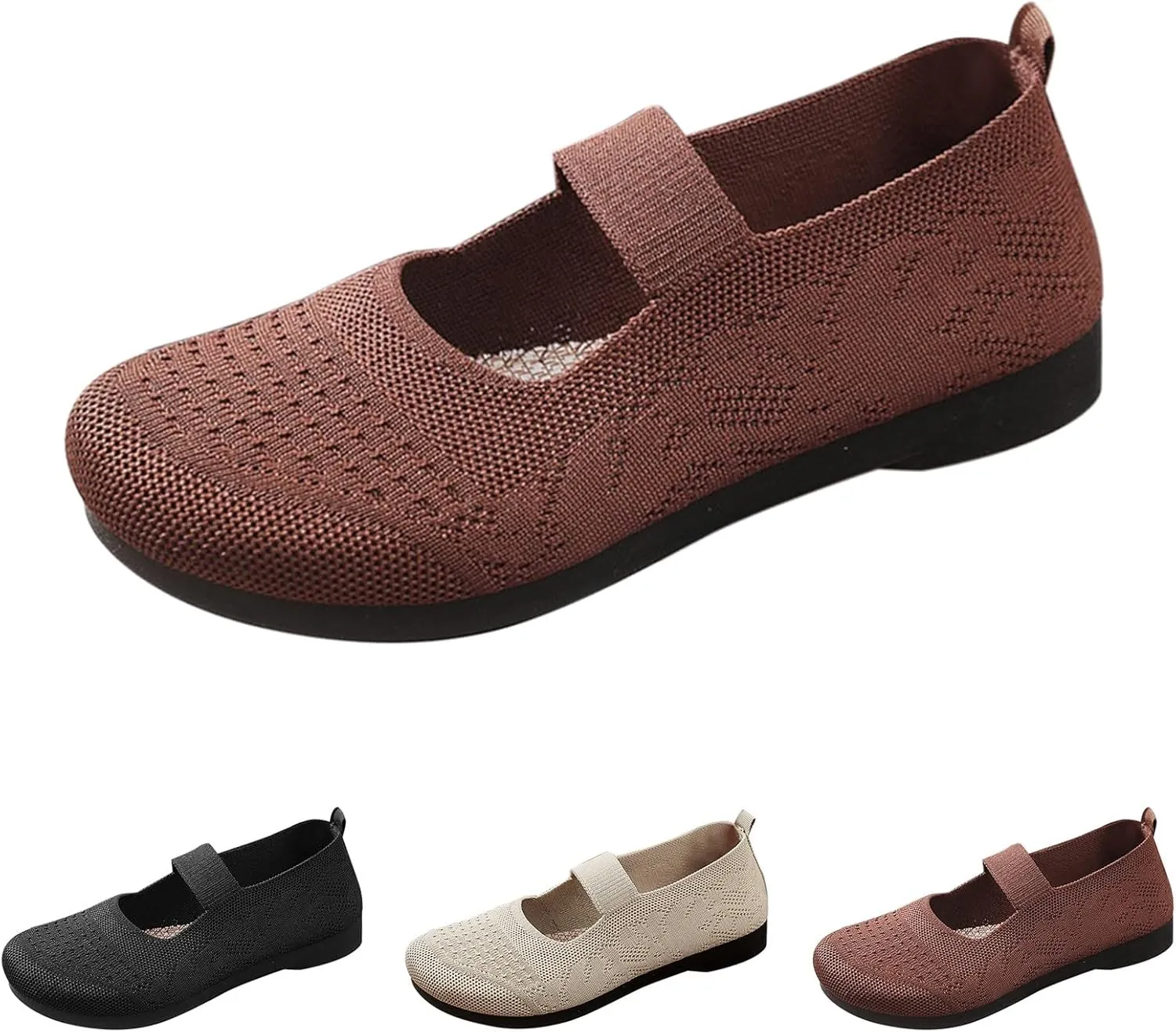 Orthopedic Sneakers for Women Wide Width Slip On Running Shoes Lac𝐞 Up Casual Sneaker Mesh Breathable Lightweight Walking Shoes