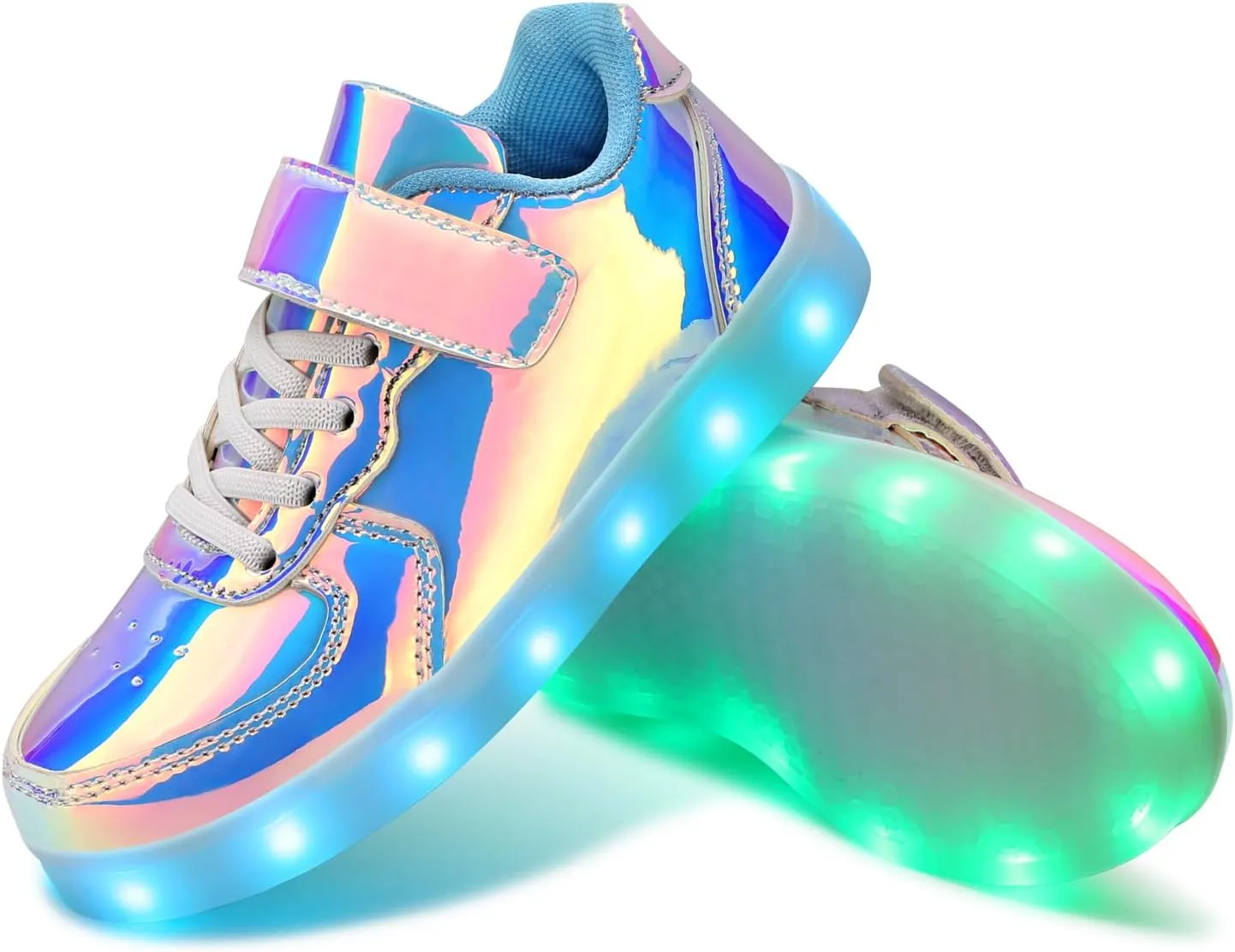 Padgene Kids LED Light Up Shoes USB Rechargeable Unisex Boys Girls LED Sneakers Cool Flashing Low Top Sneakers Luminous Shoes