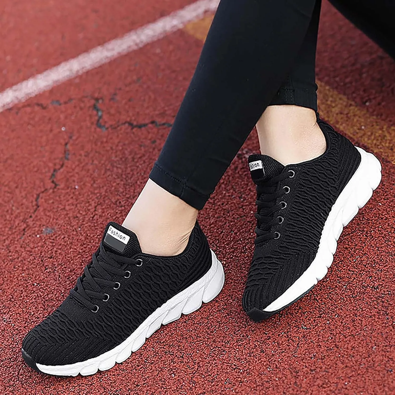 Platform Sneakers for Women Black Mens Black Dress Shoes Slip On Casual Shoes Round Toe Flats Comfortable Black Loafers Women Platform White Sneakers Men Wide