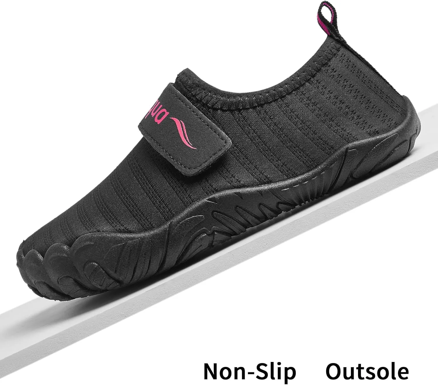 Racqua Kids Water Shoes Non-Slip Beach Shoes Outdoor Breathable Swim Shoes Quick Dry Lightweight Pool Aqua Shoes Boys Girls(Little Kid/Big Kid)